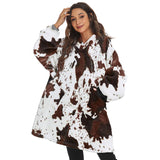 Hoodies Blankets Velvet Padded Thickened Sweater Five-Pointed Star Pocket Sweatshirt