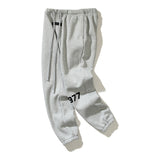 Kanye West Sunday Service Pant 1977 Flocked Printed Duplex Trousers Leisure Tappered Fleece Lined