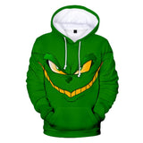 Grinch Hoodie Christmas 3d Printed Hoodie Men And Women