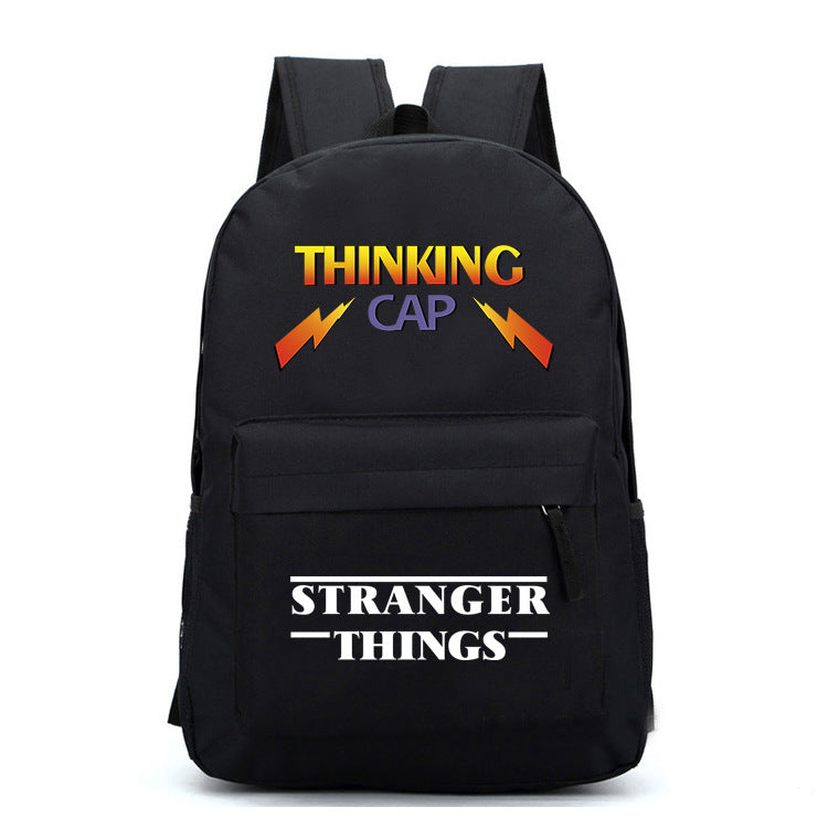 Stranger Things Backpack Cartoon Animation Men's and Women's Casual Fashion Student Backpack