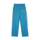 Palm Angels Pants Black and White Striped Casual Trousers Sports Pants