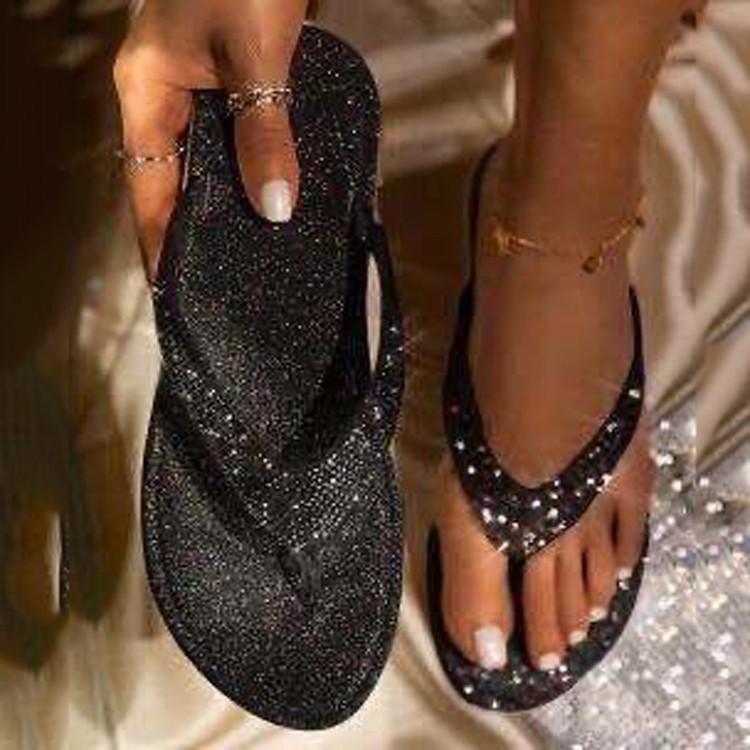 Women Open Toe Sandals Flats Summer Flat Sandals