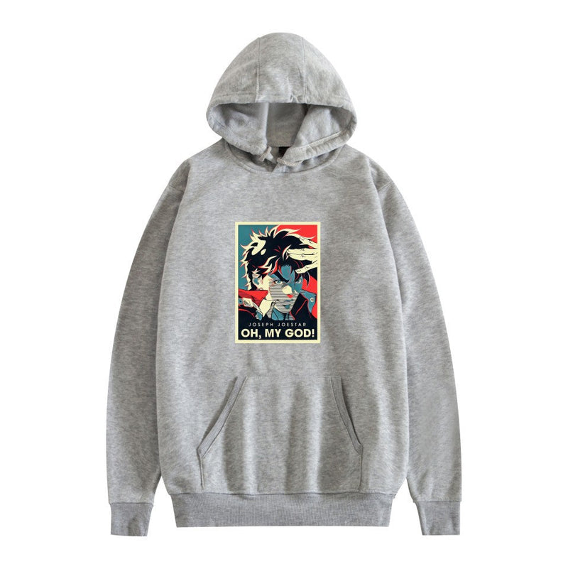 JoJo's Bizarre Adventure Dressing Fashion Casual Hooded Sweatshirt
