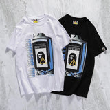 Shark Print T Shirt Summer Casual Cartoon Anime Pullover Short Sleeve Round Neck T-Shirt