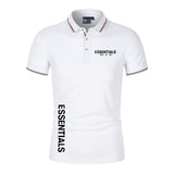 Men Fog Fear of God Essentials Polo Shirt Letter Print