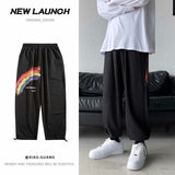 Men Pants Men's Summer Loose Sports and Leisure Trousers Printing