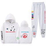 Travis Scott Astroworld Hoodie & Pant 2 Piece Set Fashion Men and Women