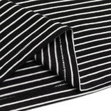 Men T-Shirt Summer Men's Striped Printed Embroidered T-shirt Short Sleeve