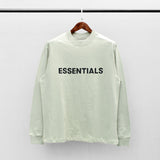 Fog Fear of God Essentials T Shirt Double Line Long Sleeve Letter Drop Shoulder Bottoming T-shirt