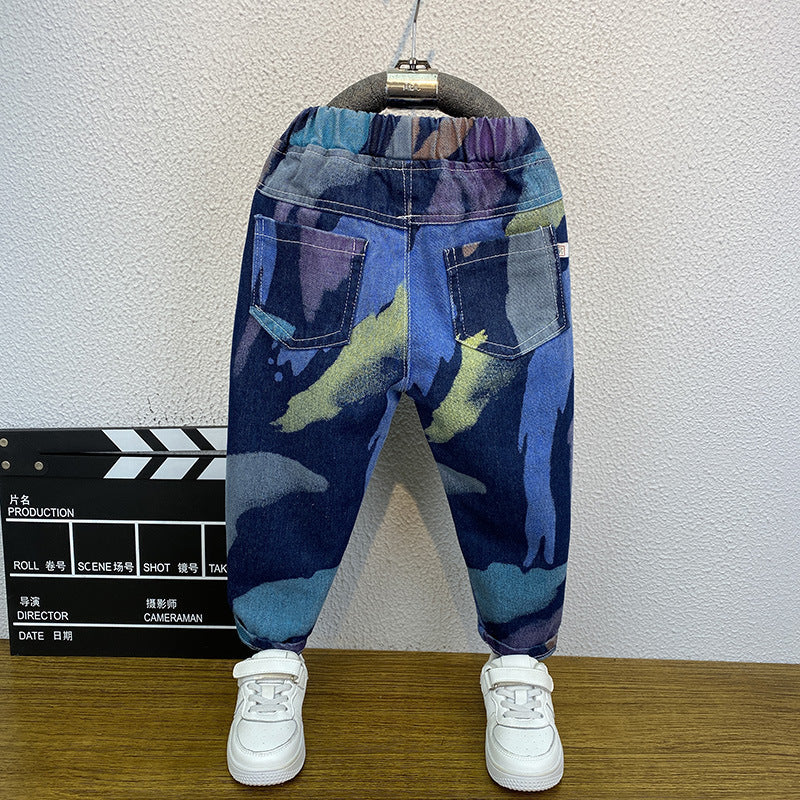 Toddler Boys Pants Crawler Boys Spring Clothing Jeans