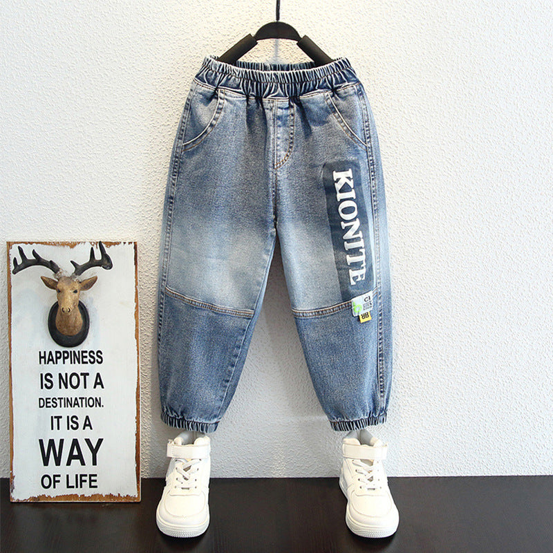 Toddler Boys Pants Boys' Jeans Autumn Children's Casual Loose