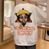Men Sweatshirts round Neck Sweater Men's Spring and Autumn Loose Pullover T-shirt
