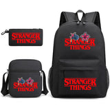 Stranger Things Hellfire Club Backpack Stranger Things Backpack Three-Piece Set for Students