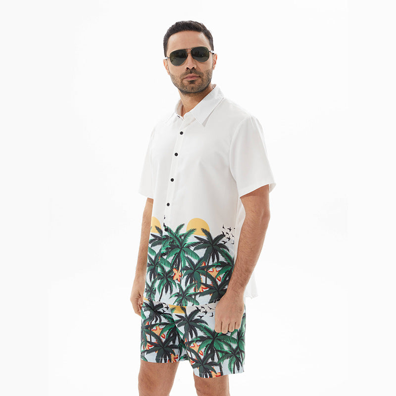 Men Hawaii Shirts Hawaii Short Sleeve Shirt Outfit