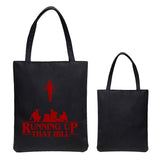 Stranger Things Hellfire Club Handbag Stranger Things 4 Women's Shoulder Bag Zipper Book Bag