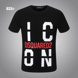 Dsq2 T Shirt Iconzi Letter Print Casual Sports Short Sleeve Summer Men