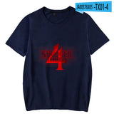 Hellfire Club Shirt Stranger Things Loose round Neck Short Sleeve T-shirt