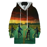 Stranger Things Hoodie Autumn Men's Casual Loose round Neck Hooded Hoodie