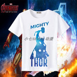 Marvel T Shirt Clothes Men's Marvel Movie Iron Man Short Sleeve T-shirt
