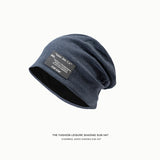Toboggan Hat Women's Spring and Summer Knitted Pile Heap Cap Men