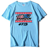 Let's Go Brandon T Shirts Brandon Printed Short-Sleeved T-shirt Women's Bottoming Shirt