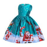 Toddler Girls Sequin Gown Dress Children's Christmas Clothing and Dress Performance Performance Skirt Princess Gown Dress
