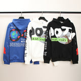 Stussy Hoodie Graffiti Cartoon Printed Hoodie