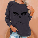 Grinch Hoodie Grinch Stole Christmas round Neck Sweater for Women