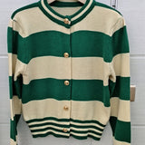 Preppy Aesthetic Sweater Spring and Autumn Retro Gentle Style Cardigan