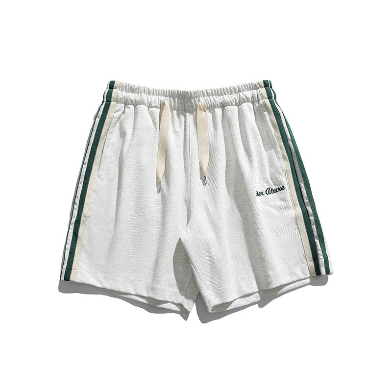 Men Shorts Summer Casual Shorts Baggy Straight Trousers Men