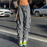 Julia Fox Low Rise Trousers Fashion Elastic Low Waist Sports Trousers