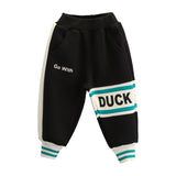 Toddler Boys Pants Small Yellow Duck Boys' Pants Autumn Leisure