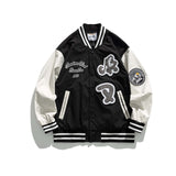 College Jacket Spring Casual Sports Jacket Spring and Autumn Men's Baseball Uniforms Loose-Fitting Workwear Jacket Male