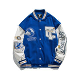 Baby Blue Varsity Jacket Spring Men's Jacket Baseball Jacket