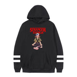Stranger Things Hoodie Peripheral Pattern Loose Hooded Fleece Pullover
