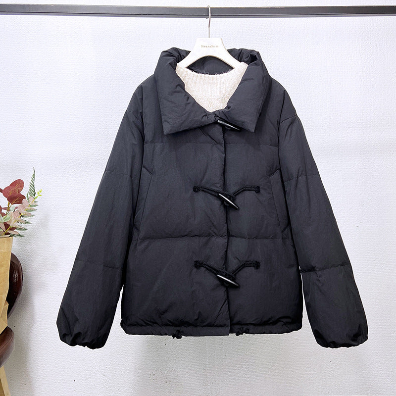 Women Winter Coats Puffer Jacket Down Coat Down Jacket Female White Duck Down Short Down Coat Stand Collar Thick Coat