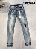 Purple Brand Jeans Hole & Patch Jeans #7040