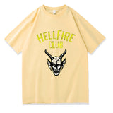 Hellfire Club Shirt Stranger Things Season Short Sleeved T-Shirt