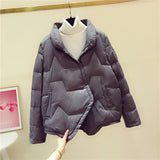 Women Winter Coats Puffer Jacket Down Coat Winter Warm Hem Down Jacket Female Winter White Duck Down