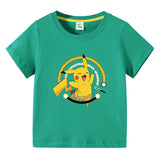 Children Pokemon Pikachu T Shirt Short Sleeve T-shirt Men 'S Top