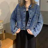 Men Denim Jacket Women's Spring Loose