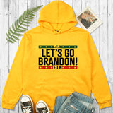 Let'S Go Brandon Hoodie Lets Go Brandon Letter Sweater Long Sleeve Hooded Sweater