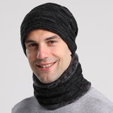 Men Winter Hats Winter Hat Sleeve Cap Autumn Men Knitted Hat