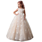 First Communion Dress Vestidos De Primera Comunion Lace Ball Gown Girl Party Princess Pageant Gown Children's Dress Wedding Dress
