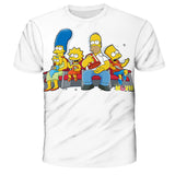 Homer Simpson Shirt Summer Fashion Printing Sports Leisure