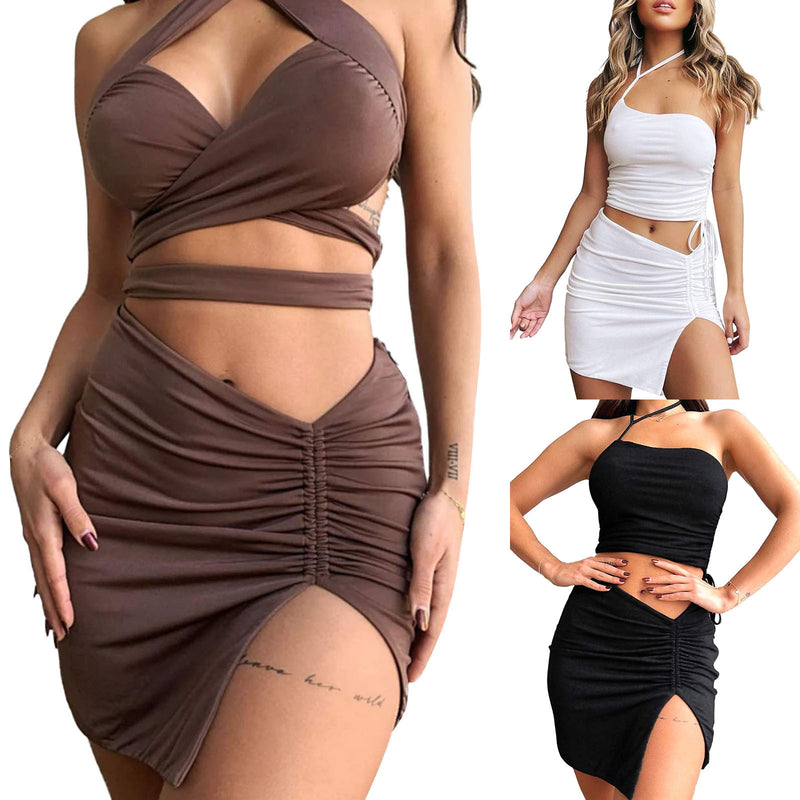 Nina Parker Black Dress Sexy Sheath Skirt