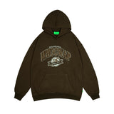 Mens Fall Outfits Street Rock Print Worn Looking Washed-out Hiphop Sweater Men's Women's Hoodie Loose Top