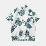 Men Hawaii Shirts Short-Sleeved Shirt Men's Summer Casual