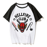 Stranger Things Hellfire Club T Shirt Printed T-Shirt Top Short Sleeve