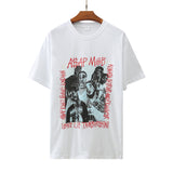 Stussy Shirt Printed Loose Short Sleeve Retro Hip Hop Personality
